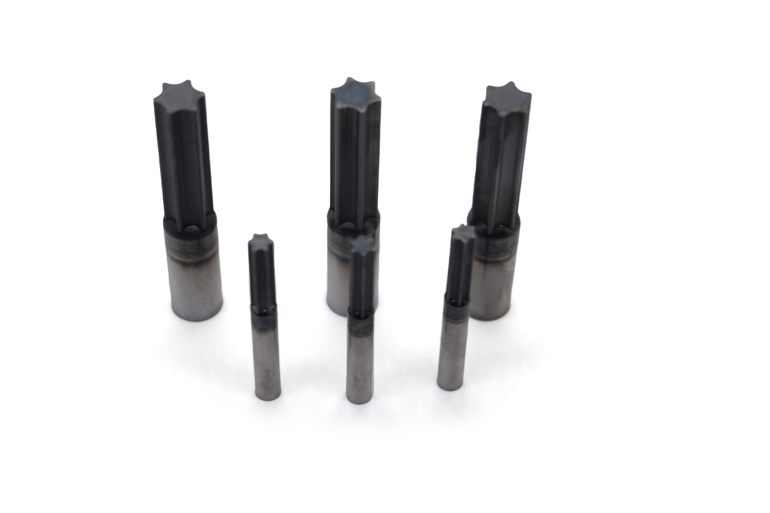 ODM Precision Stamping Mold Parts Tungsten Carbide Torx Punch Pins For Making Screw