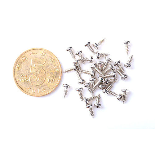 High Precision Screw TIN Coating fastener Micro Screw Pan Head Cross Recessed Sharp Tailed Micro Screw for Glasses