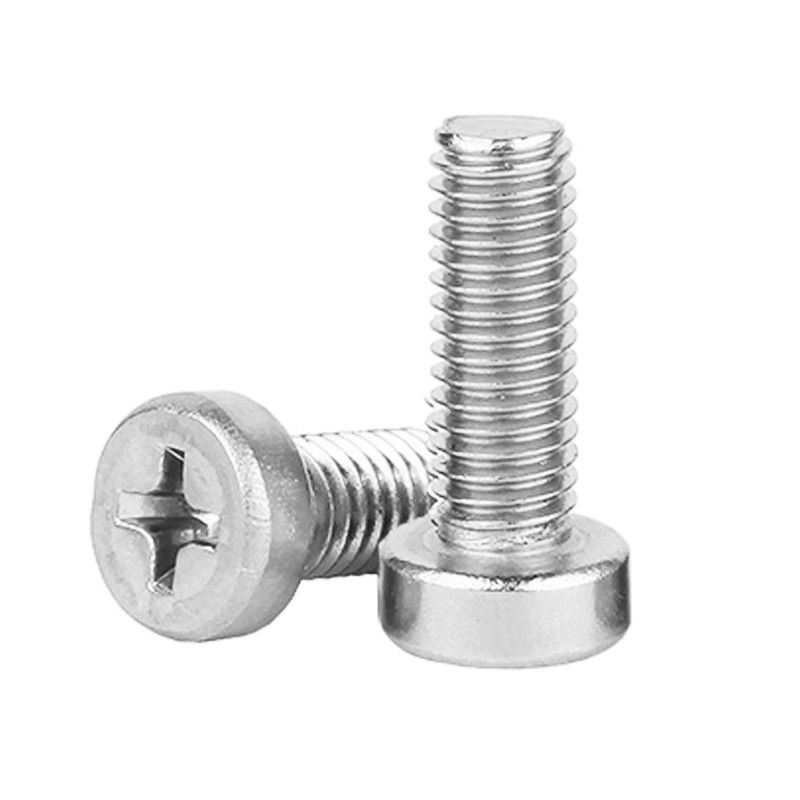 Cylindrical Head Slotting Machine Screws Pure Titanium M0.6-M3 For Building Construction
