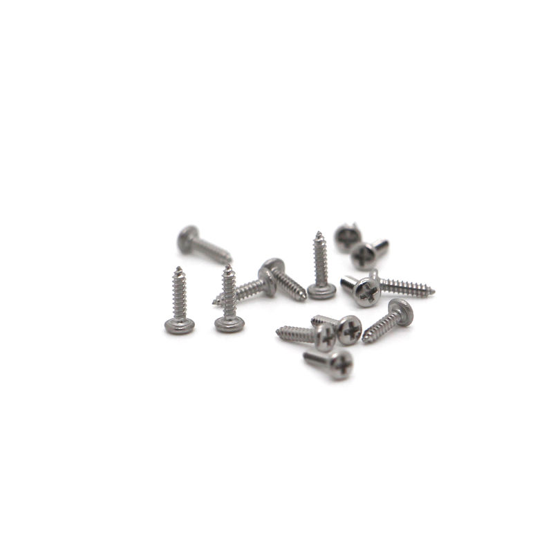 Precision Micro Screws M0.5-M3 Self-Tapping Screw for Gas Meter Aluminium Steel ISO 9001 Certificated