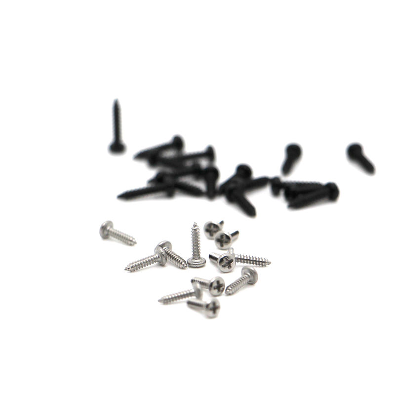 Stainless Steel Black Ultra Low Profile Laptop Phillips Flat Head Micro Screw For Notebook Computer