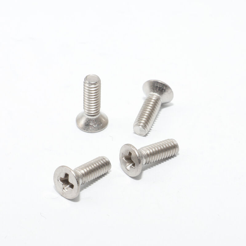 Ultra-Thin 1.5mm Galvanized Micro Screw with Slotted Flat End for Precision Electronics
