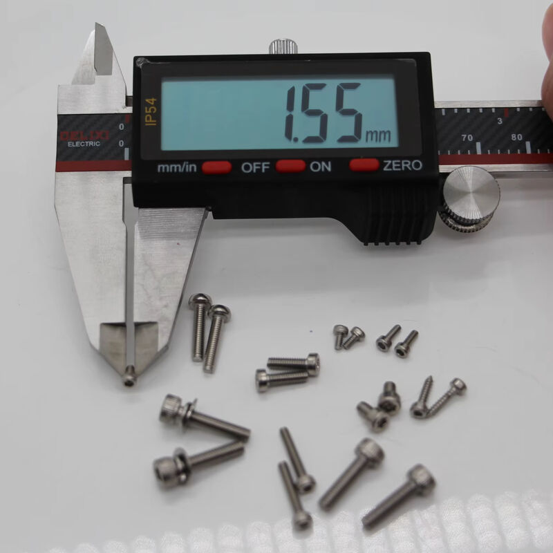 Stainless Steel Ultra-Micro Precision Pan Head Screws M0.5-M3 Nickel Plated for Industrial Applications