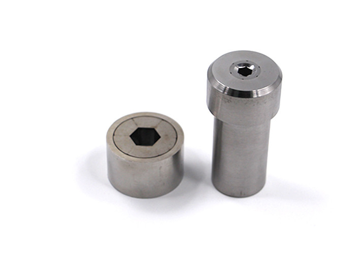 Customized Tungsten Carbide Punches And Dies , Segmented Hex Carbide Die