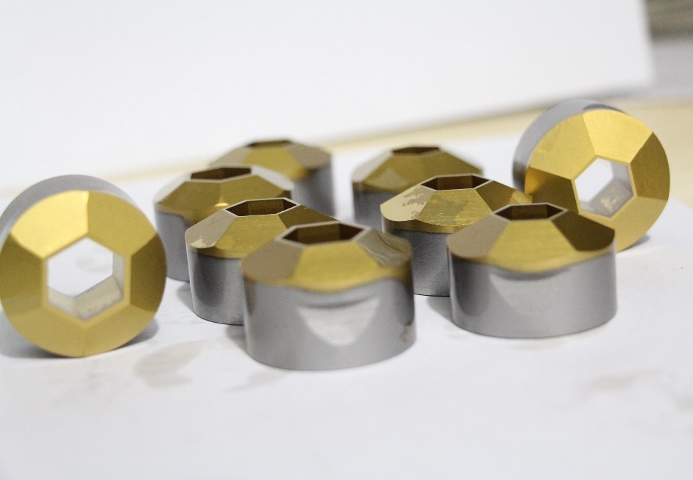 Hex Shaped Trimming Tungsten Carbide Die With TIN Coating Screw Tooling