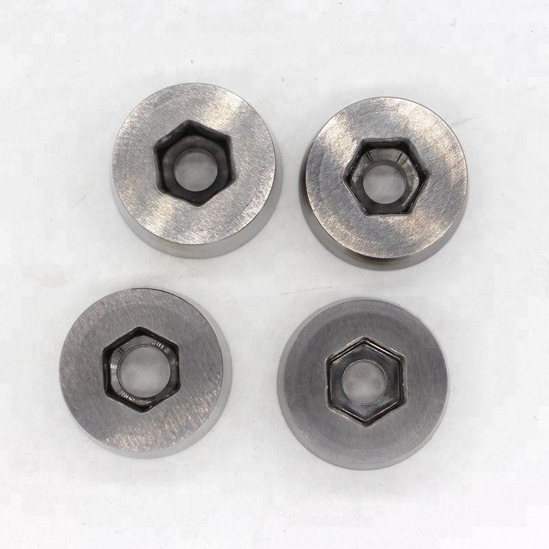 Tungsten Carbide Nut Forming Dies Natural Color High Wear Resistance