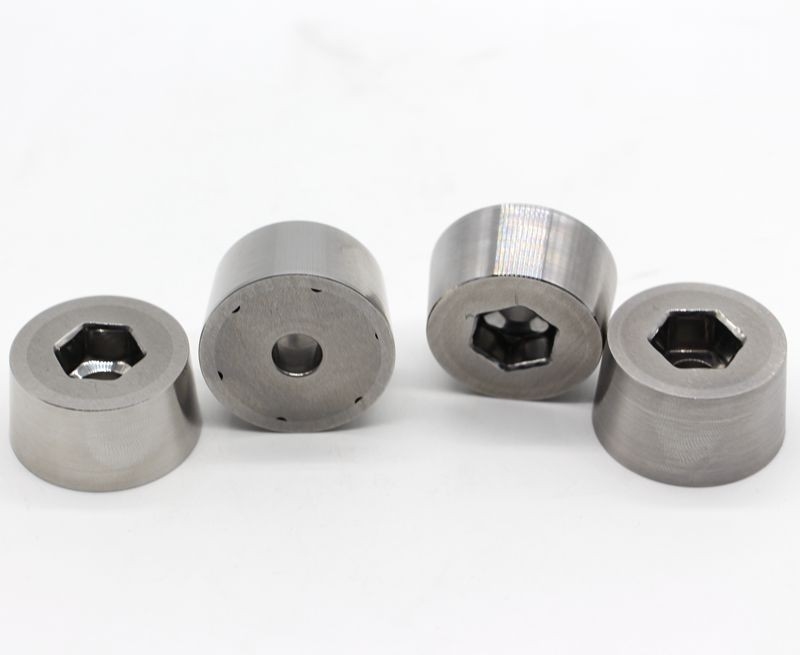Cold Heading Die Cemented Carbide Nut Forming Die With Surface Polishing CVD Coating