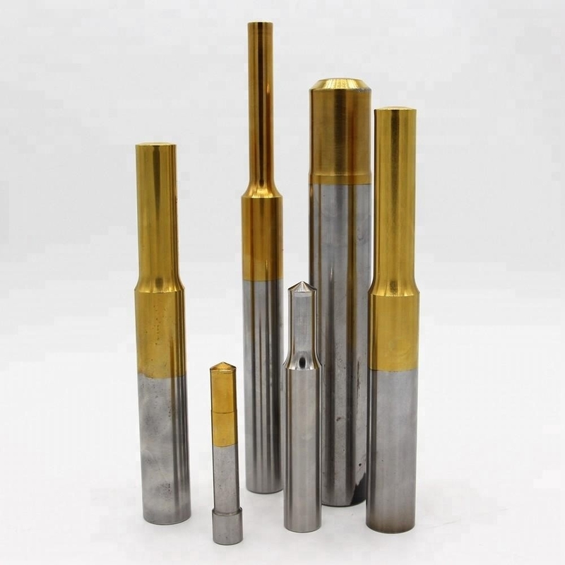 Customized HSS M2, M35, M42 Punch Pin With Stamping Pin Punch OEM Screw Die Parts