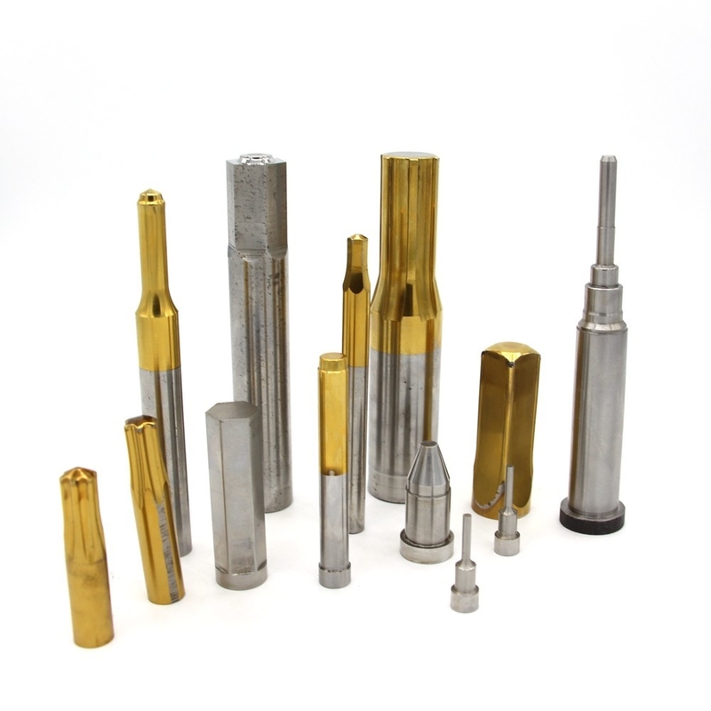 High-Speed Steel (HSS) Punch Pin - Impact-Resistant Design Precision Machined for Metal Casing Stamping in Mobile Phones